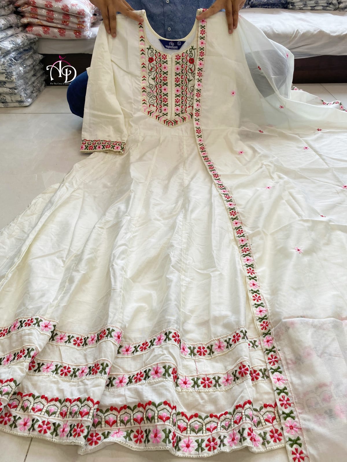 AD Size Set Readymade Anarkali Suits Catalog